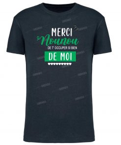 T-shirt "merci nounou de t' occuper si bien de moi"