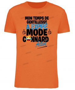 T-shirt humoristique homme "mode connard activé"