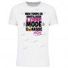 t-shirt humoristique femme "mode conasse mode activé"