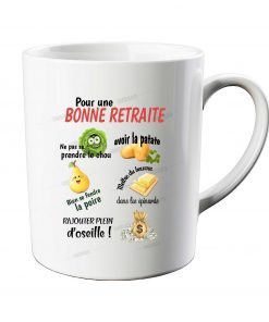 Mug "Pour une bonne retraite"