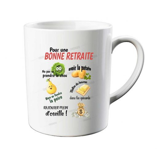 Mug "Pour une bonne retraite"